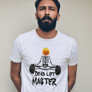 Funny Gymnastikangebot Skeleton DEAD LIFT Master T-Shirt