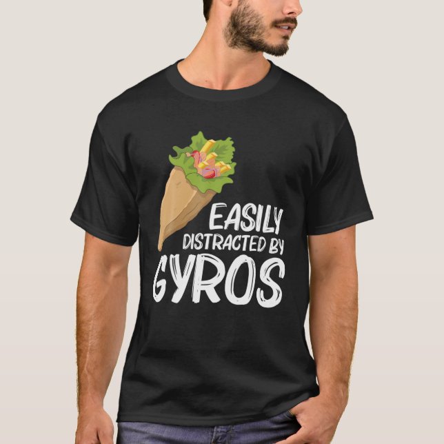 Funny Gyros für Männer Frauen Gyro Fleisch Pita Do T-Shirt (Vorderseite)