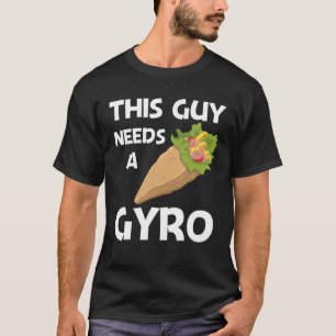 Funny Gyros für Männer Vater Gyro Fleisch Pita D T-Shirt