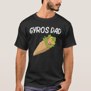 Funny Gyros für Vater Pater Gyro Fleisch Pita Done T-Shirt