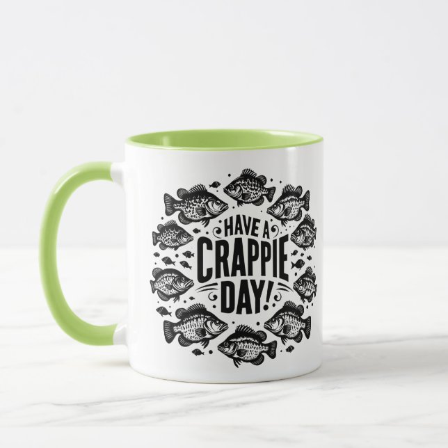 Funny haben Crappie Day Fischen Tasse (Links)