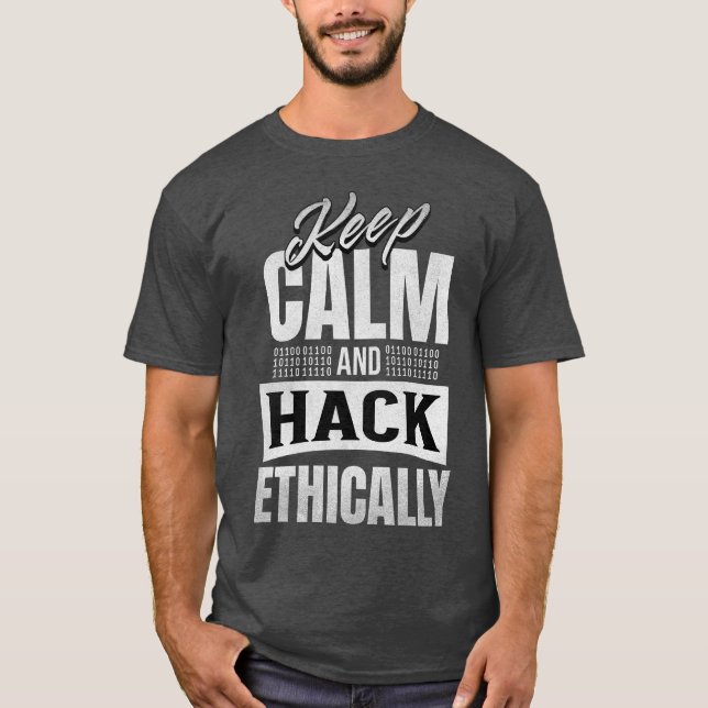 Funny Hack Ethisch Hacking Cybersecurity T-Shirt (Vorderseite)