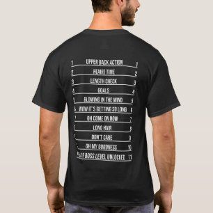 Funny Hair Length Karo T-Shirt