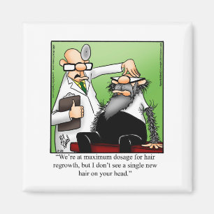 Funny Hair Regrowth Spaß Magnet Geschenk