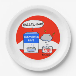 Funny Hallelujah Cartoon Christliche Kirche Pickni Pappteller