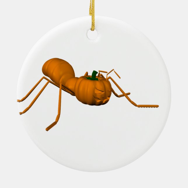 Funny Halloween Ant Keramikornament (Hinten)
