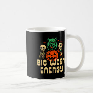Funny Halloween Big Ween Energy Uni Kaffeetasse