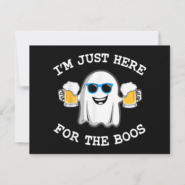 Funny Halloween bin ich gerade für das Booskostüm  (Vorderseite)