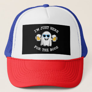 Funny Halloween bin ich gerade für das Booskostüm  Truckerkappe