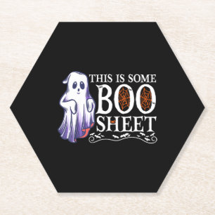Funny Halloween Boo Ghost-Kostüm Dies ist ein biss Untersetzer