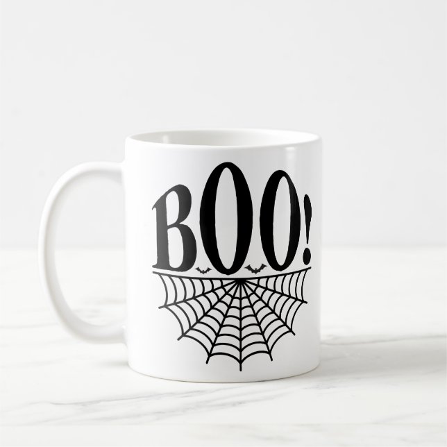 Funny Halloween boo Kaffeetasse (Links)