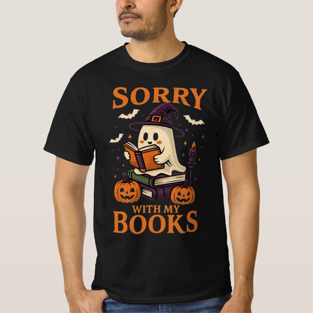 Funny Halloween Book T - Shirt (Vorderseite)