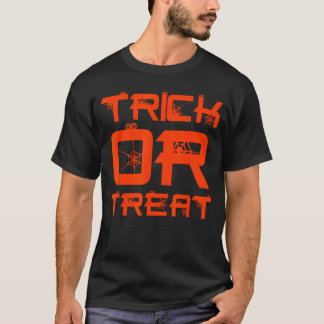 Funny Halloween Boys Spider Web Trick oder Treat T T-Shirt
