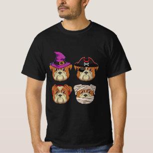 Funny Halloween Bulldog Hund - Hunde Lover Kostüm T-Shirt