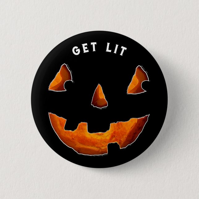 Funny Halloween Button (Vorderseite)
