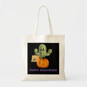 Funny Halloween Cactus Trick oder Treat Tragetasche