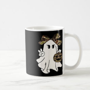 Funny Halloween Camouflage Camouflage Ghost Hello  Kaffeetasse