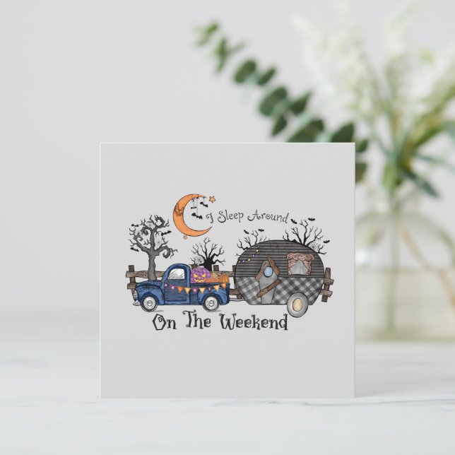 Funny Halloween Camping (Stehend Vorderseite)