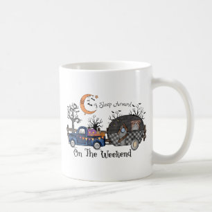 Funny Halloween Camping Kaffeetasse