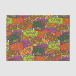 Funny Halloween Candy Seidenpapier