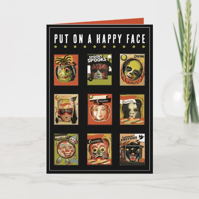 Funny Halloween Card Karte (Vorderseite)