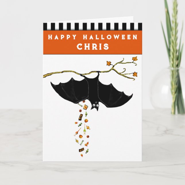 Funny Halloween Card Karte (Vorderseite)