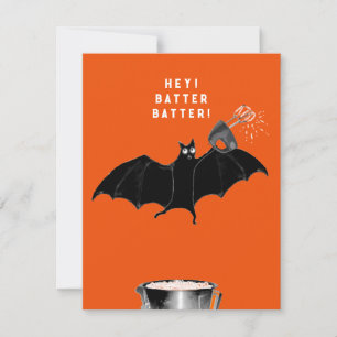 Funny Halloween Cards Mitteilungskarte