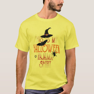 Funny Halloween Cat Kürbislaterne Pumpkin T-Shirt