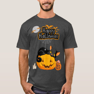 Funny Halloween Cat Monsters Trick Leckerei Kostüm T-Shirt