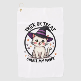 Funny Halloween Cat Shirt - Cute Trick or Treat Gi Golfhandtuch