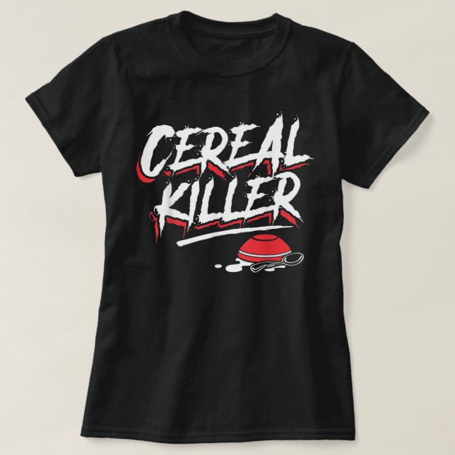 Funny Halloween Costume - Cereal Killer T-Shirt (Design vorne)