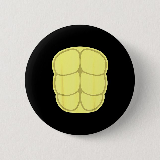 Funny Halloween Costume Diy Turtle Shell Animal Bo Button (Vorderseite)