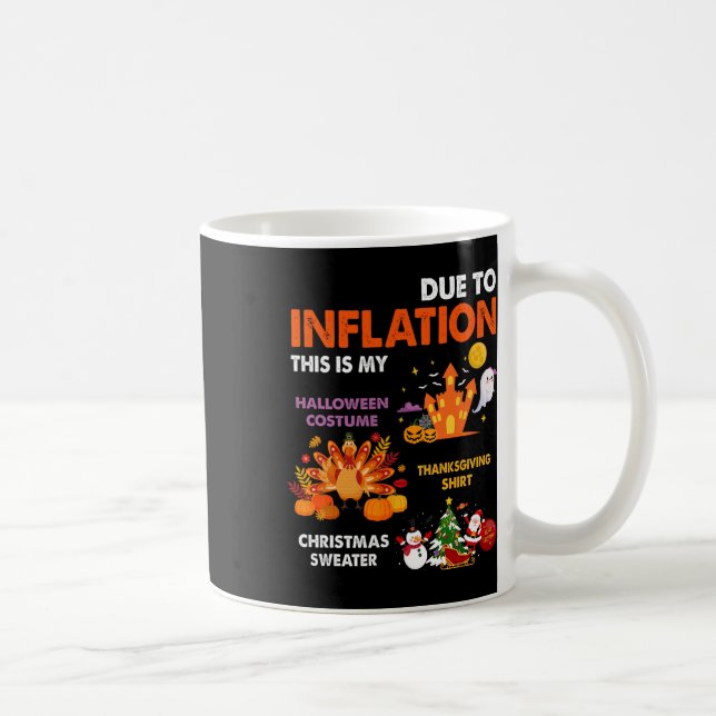 Funny Halloween Costume Erntedank Ugly Christma Kaffeetasse (Rechts)