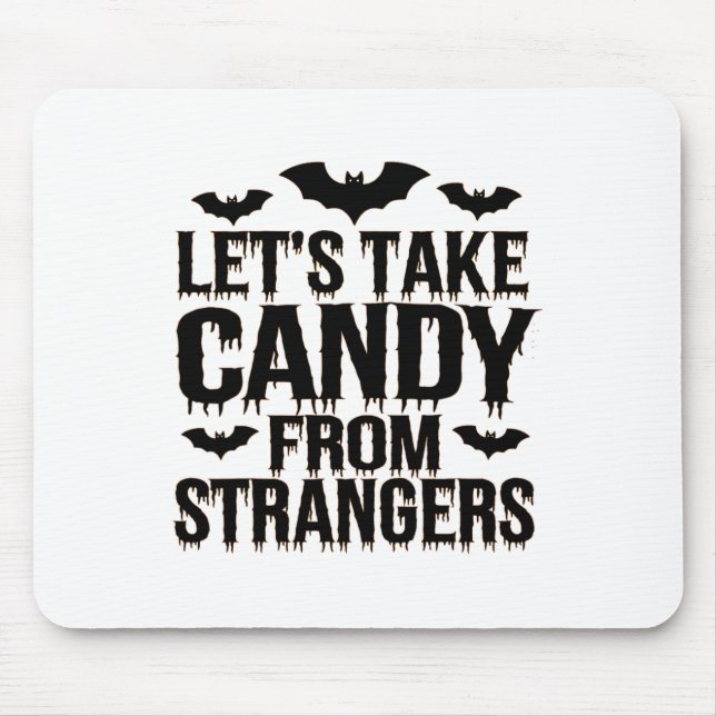 Funny Halloween Costume Lasse Candy aus Stran Mousepad (Vorne)