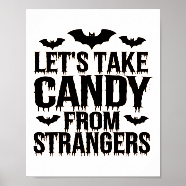 Funny Halloween Costume Lasse Candy aus Stran Poster (Vorne)