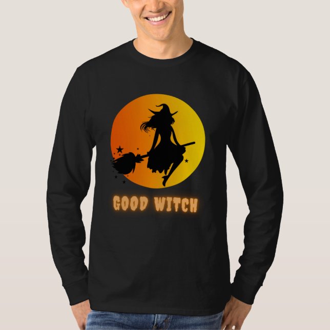 Funny Halloween Costume T-shirt with the Good Witc (Vorderseite)
