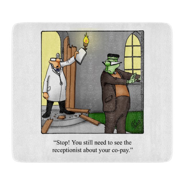 Funny Halloween Cutting Board Geschenk Schneidebrett (Vorderseite)