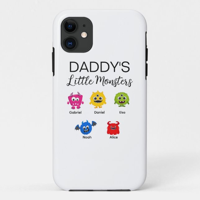 Funny Halloween Daddy's Little Monster Case-Mate iPhone Hülle (Rückseite)