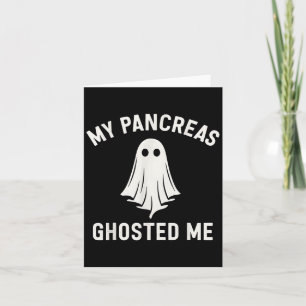 Funny Halloween Diabetes Awareness My Bauchspeiche Karte