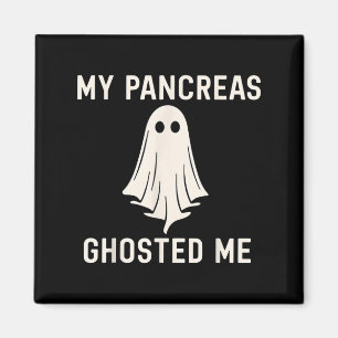 Funny Halloween Diabetes Awareness My Bauchspeiche Magnet