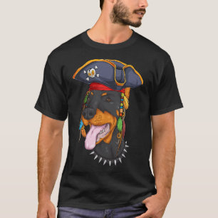 Funny Halloween Doberman Costume Beängstigend Pira T-Shirt