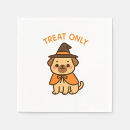 Funny Halloween Dog Lover Paper Napkins Serviette