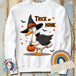 Funny Halloween Duck Costume Trick Honk Trick oder Sweatshirt