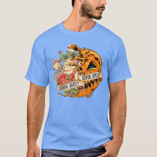 Funny Halloween Fall Pumpkin Blume Sorta Sweet So T-Shirt