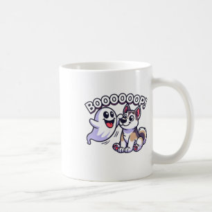 Funny Halloween Ghost Husky Dog Boop Albern Puppy  Kaffeetasse