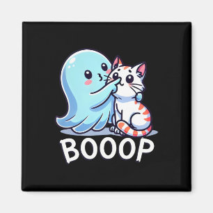 Funny Halloween Ghost Niedlich Cat Boop Lazy Lazy  Magnet
