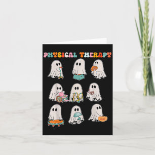 Funny Halloween Ghost Physical Therapy Pt Physical Karte
