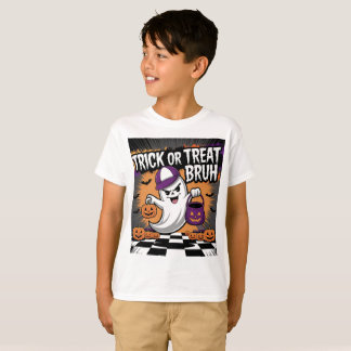 Funny Halloween Ghost & Pumpkins T-Shirt