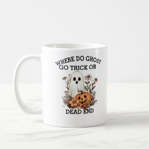 Funny Halloween Ghost Zitat Halloween Kaffeetasse