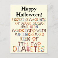 Funny Halloween Gruß - Diabetes